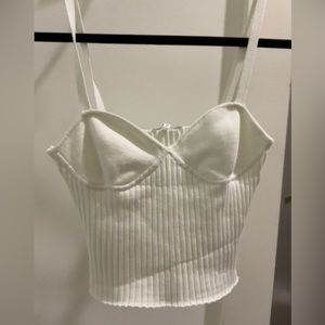 Reformation Pointelle Tank XS